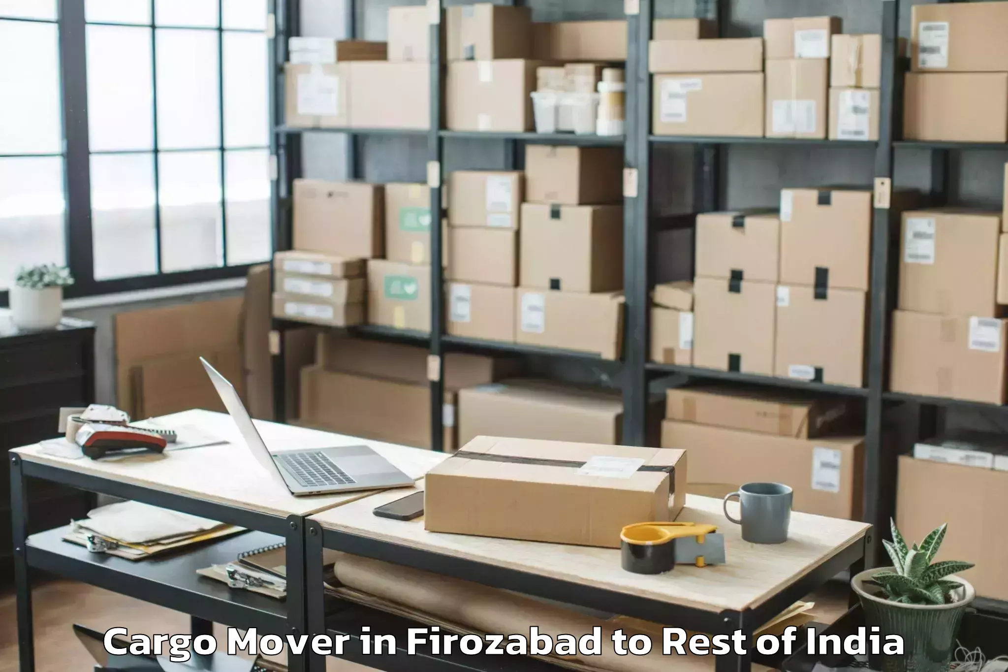 Book Firozabad to Kudavasal Cargo Mover Online